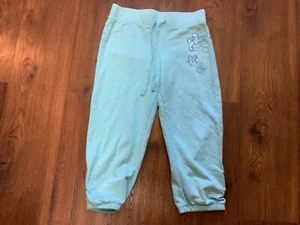 Excellent Girl's Size 14 light blue 100% Cotton Capri athletic pants - Picture 1 of 3