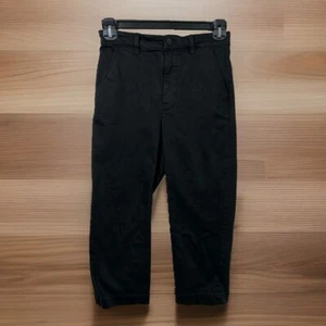 Everlane Women's Size 4 Cropped Straight Short Pants Black Pockets Stretch Pant - Picture 1 of 9