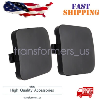 2X Fit for Toyota RAV4 2009-2010 Front Right Left Bumper Tow Hook Eye Cover Cap - Изображение 1 из 4