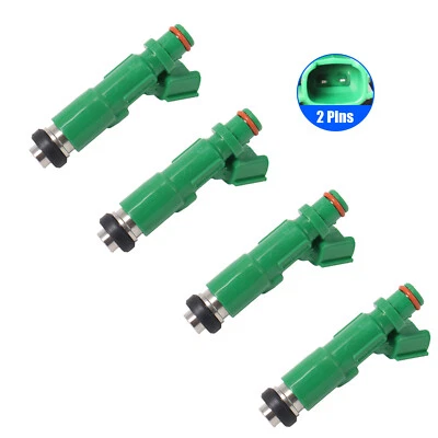 For 2000-2009 Toyota Prius Echo Scion xA xB 4PCS Fuel Injector 23250-21020 Green Foto 1 de 4