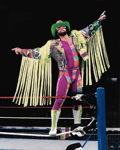 Legend Wrestler MACHO MAN RANDY SAVAGE Glossy 8x10 Photo Wrestling WWF Print - Picture 1 of 1