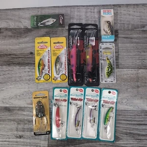 12 Piece Lot of New and Open Box Fishing Lures - Picture 1 of 3