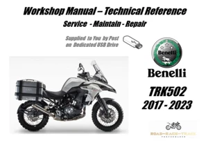 Benelli  TRK502 TRK 502 Service Repair  Workshop Manual USB 2017 - 2023 - Picture 1 of 9
