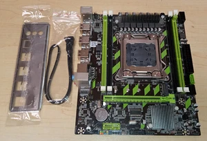 X79G v1.51 Motherboard M-ATX LGA DDR3 NVME M.2 XEON E5 V1 V2 CPU! - Picture 1 of 2