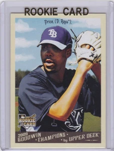 DAVID PRICE 2009 Upper Deck Goodwin Champions RAYS RC Baseball ROOKIE CARD! - Bild 1 von 2