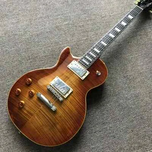 Smoky Left Hand Tiger Electric Guitar, Rosewood Fingerboard,Chrome Hardware - Picture 1 of 8