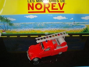 MINIATURE CITROEN 2 CV AZU PICK UP 1963 POMPIERS HENFLIGEN 1/43 NEUF EN BOITE - Imagen 1 de 6