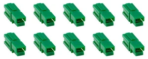 Philmore 49-012 GREEN DC-S (Standard) Power Connector Housings NO PINS ~ 10 Pack - Picture 1 of 1