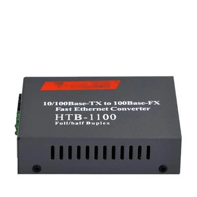 HTB-1100-2KM 10/100Mbps RJ45 Multi-Mode Duplex Fiber SC Optical Media Converter - Image 1 of 4