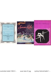 @ PROGRAMS: AUSTRALIAN BALLET  & BOLSHOI 1964 & 1972  stunning color SWAN LAKE - Imagen 1 de 7