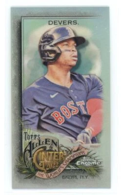 2022 Topps Allen & Ginter Chrome Mini Rafael Devers Boston Red Sox #46 - Image 1 of 2
