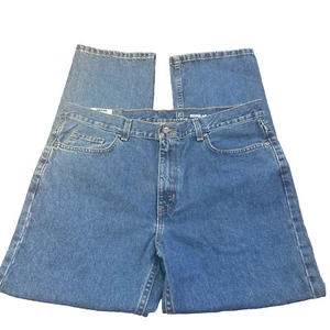 Neu mit Etikett George Stretch Denim Herrenjeans Größe 36 x 30 sitzt an der Taille gerades Bein - Bild 1 von 6