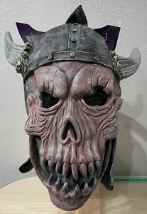 Scary Halloween Mask (Skull Warriors Barbarian), One Size Adult, BRAND NEW - Picture 1 of 6