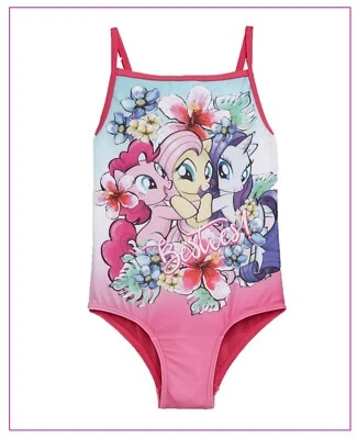 Disfraz de natación para niñas personaje de My Little Pony traje de baño acogedor 2-4 años nuevo con etiquetas Foto 1 de 3