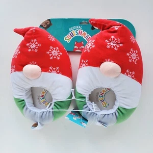 Squishmallows Gnomo Peluche Pantofole Natalizie Bambini Vacanze Taglia 11/12 Nuove con etichette - Foto 1 di 1