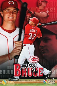 Reds Jay Bruce Authentic Signed 24x36 Poster Autographed BAS #BG79228 - Picture 1 of 3