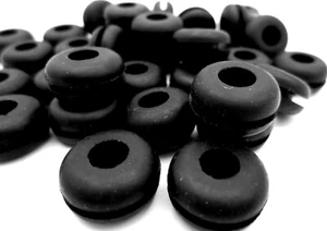 3/8" Loch Fit Gummitülle passt 1/16" Dicke Platte, hat 1/4" ID, kostenloser Versand! - Bild 1 von 12