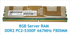 8GB Server RAM DATARAM PC2-5300F 667MHz DDR2 FBDIMM - Bild 1 von 1