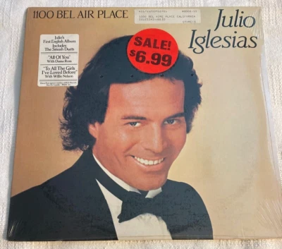 Julio Iglesias 1100 Bel Air Place VINYL LP ALBUM NEW COLUMBIA RECORDS - Image 1 of 2