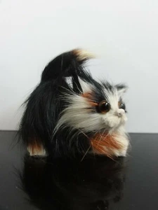 OOAK DOLLHOUSE LONG HAIR LOVELY EXPRESSIVE MINIATURE 1:12 CAT ARTISAN HAND MADE - Picture 1 of 5