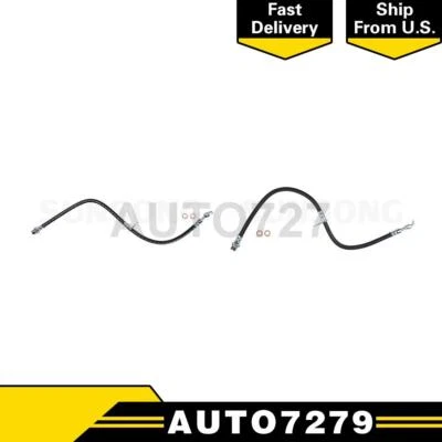 Par delantero Sunsong línea de freno manguera hidráulica para Pontiac Vibe 2003-2008 Foto 1 de 4