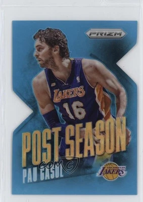 2013-14 Panini Prizm Post Season Light Blue Prizm Die-Cut /199 Pau Gasol #3 HOF - Image 1 of 2