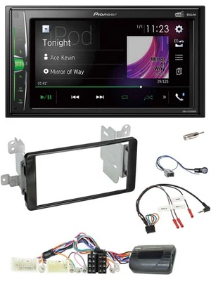 Pioneer 2DIN Lenkrad DAB USB Bluetooth Autoradio für Mitsubishi Outlander ab 201 - Bild 1 von 4