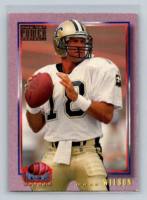 1993 Pro Set Power Update - Power Moves Gold #PMUD50 Wade Wilson Saints - Image 1 of 2