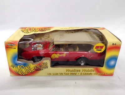 ERTL American Muscle The Monkee Mobile 1:18 Scale Diecast Metal Red Car - Image 1 of 4