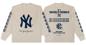 MENS ERIC EMANUEL EE YANKEES WORLD SERIES LONG SLEEVE XXL - Picture 1 of 5