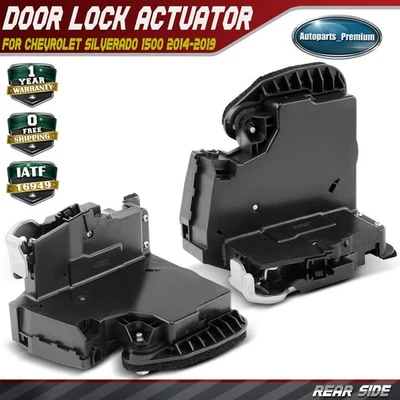 2x Actuador de cerradura de puerta trasera para Chevy Silverado 1500 Impala Tahoe GMC Sierra 1500 Foto 1 de 4