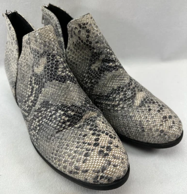 Botines Soda Mujer Talla 6.5 Estampado Animal Western Boho Hippie Foto 1 de 4