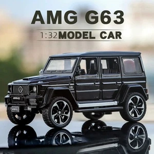 1:32 Mercede Benz G63 Miniatures Off-road SUV Metal Diecast Model Car Hobby Toy - Picture 1 of 20