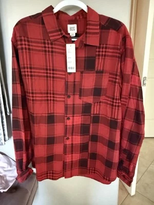 BDG Button Up Men's Large Long Sleeve Flannel - Image 1 of 3