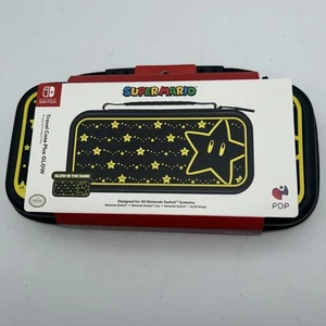 Custodia da viaggio PDP più Glow Super Mario per tutte le console Nintendo Switch nuova - Foto 1 di 3