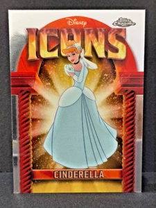 2025 Topps Chrome Disney Icons Insert #DI-11 Cinderella Disney Princess - Picture 1 of 2