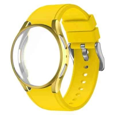 Funda blanda + correa de silicona para reloj Samsung Galaxy 4/5/6 clásico 40/44/45/43/47 mm Foto 1 de 4