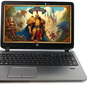 HP Laptop A10 16GB RAM 128GB SSD Windows 10 HDMI WiFi 15in Reliable Office PC - Picture 1 of 12