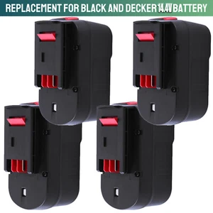 Pack for BLACK DECKER 14.4V Slide Battery HPB14 FIRESTORM FSB14 499936-34 A14 - Picture 1 of 23