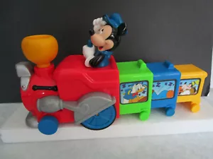 Disney Mickey Mouse Expanding Musical Train Motorized Movement VTG Mattel 2000 - Picture 1 of 9