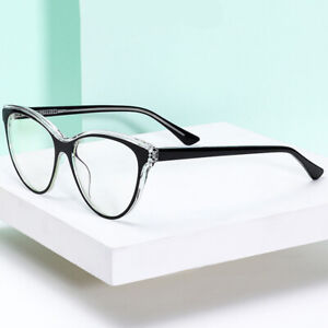 Transparent TR90 Oversized Cat Eye Full Frames Bifocal Reading Glasses Readers U