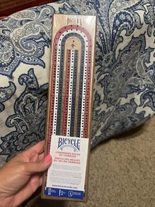 3-Track Color Coded Wooden Cribbage Board Games 15 x 4 x 1 - Picture 1 of 1