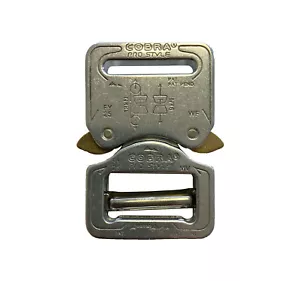 Austrialpin 25mm/2.5cm Cobra Pro Stil Schnalle Poliert/Chrom FY25AVF Belt Clip - Bild 1 von 1