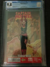 CAPTAIN MARVEL #14 2013 **CGC 9.8 White Pages** 1ST APPEARANCE KAMALA KHAN