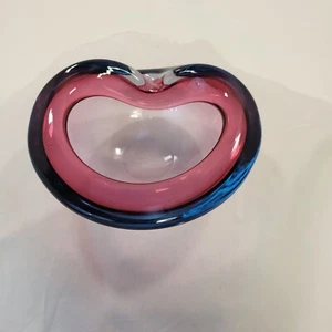 Sommerso Murano Glass Ashtray, Italy 1960s - Picture 1 of 8