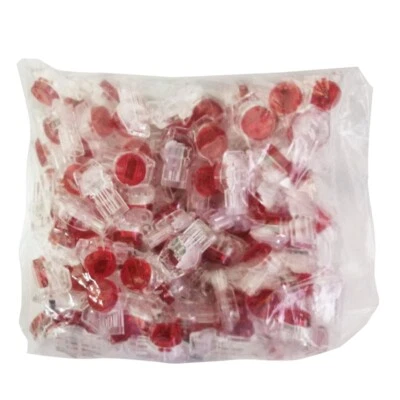 100 Pcs Telephone Wire Connector Wire Butt Splice Connector UY2 Crimp Terminal - Image 1 of 4