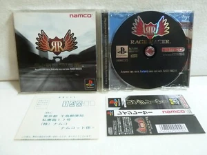 Rage Racer with Spine card PlayStation PS namco Japan Used Video Game F/S - Picture 1 of 9