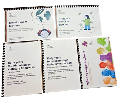 EYFS Development Matters & Statutory Framework & What to Expect in Full Pack - Image 1 of 4