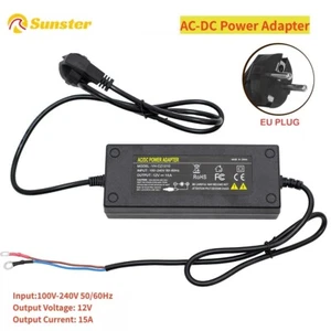 12V 12A 110W Heizung Adapter Netzkabel AC auf DC100V-240V auf 12V Netzteil - Bild 1 von 3