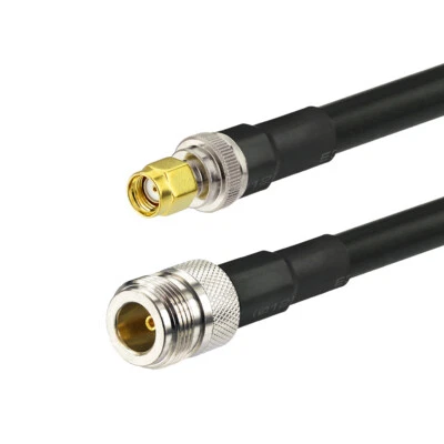 10m N Female To RP SMA Male KSR 400 Coax Cable For Bobcat 300 Rak Helium Antenna - Image 1 of 4